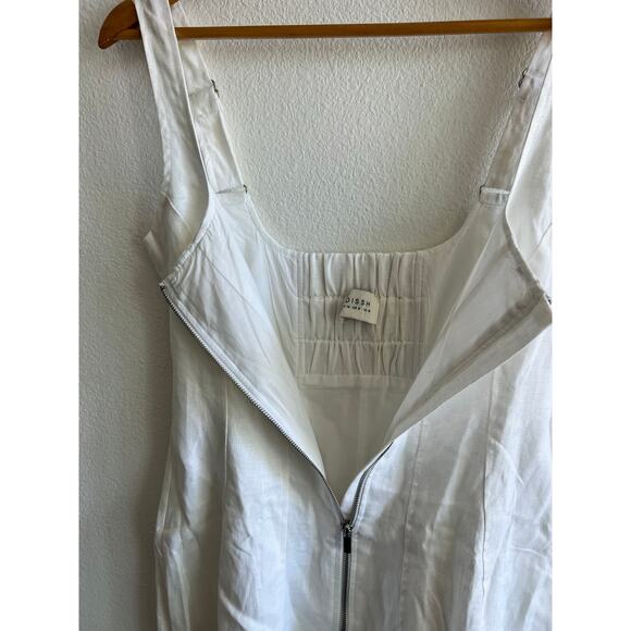 Dissh Harriet White Linen Mini Dress size US 6 - Picture 12 of 12